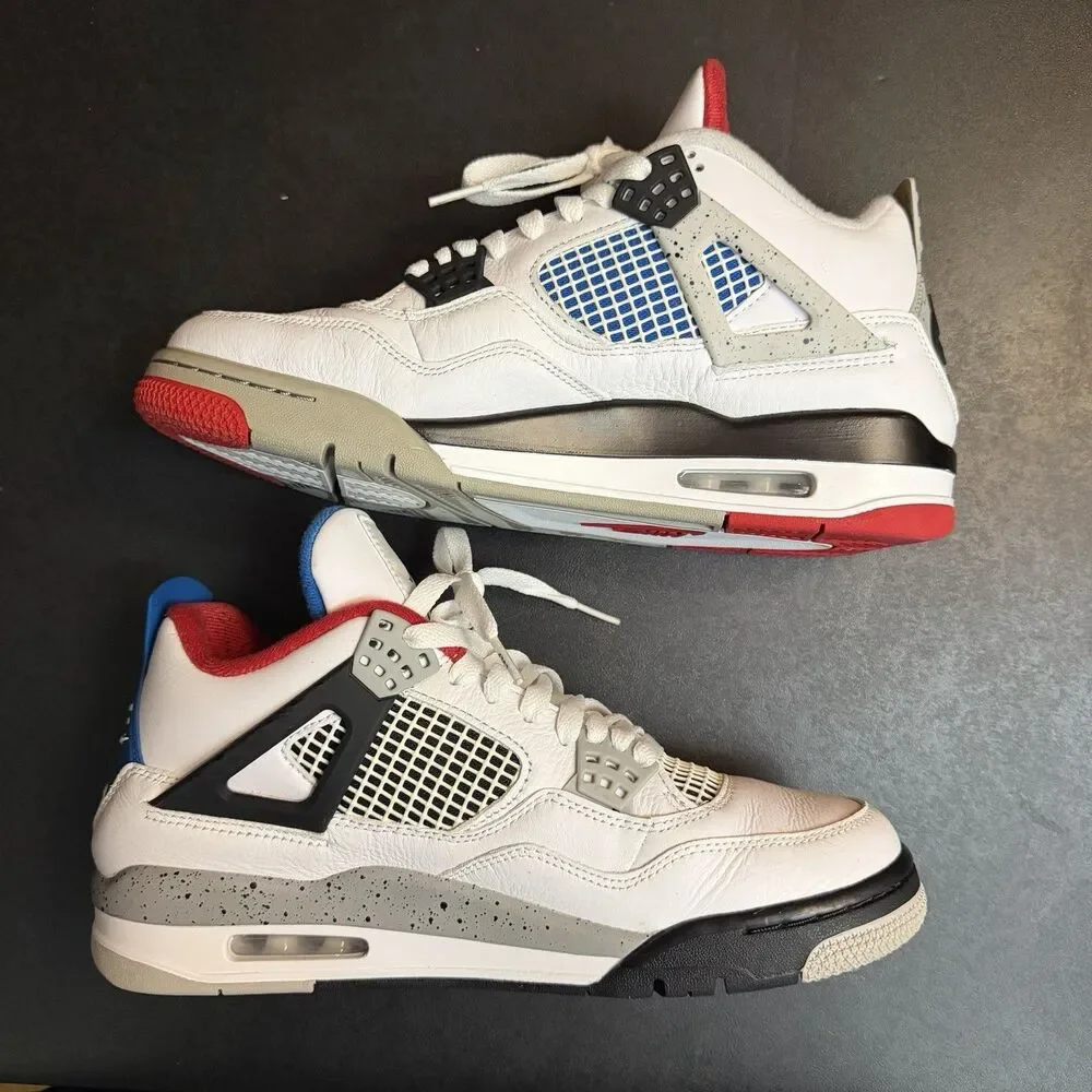 Air Jordan 4 Retro SE 'What The' Size 9 Men CI1184-146 Mismatch USED